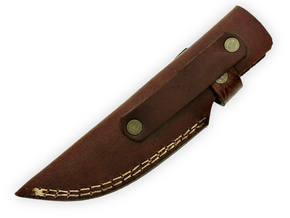 HOMETOWN KNIVES HTSE-34 Hand Engraved Knife/ Skinner / Hunting / Camping / Hand Made / Custom /Rose Wood Handle / 440C Steel