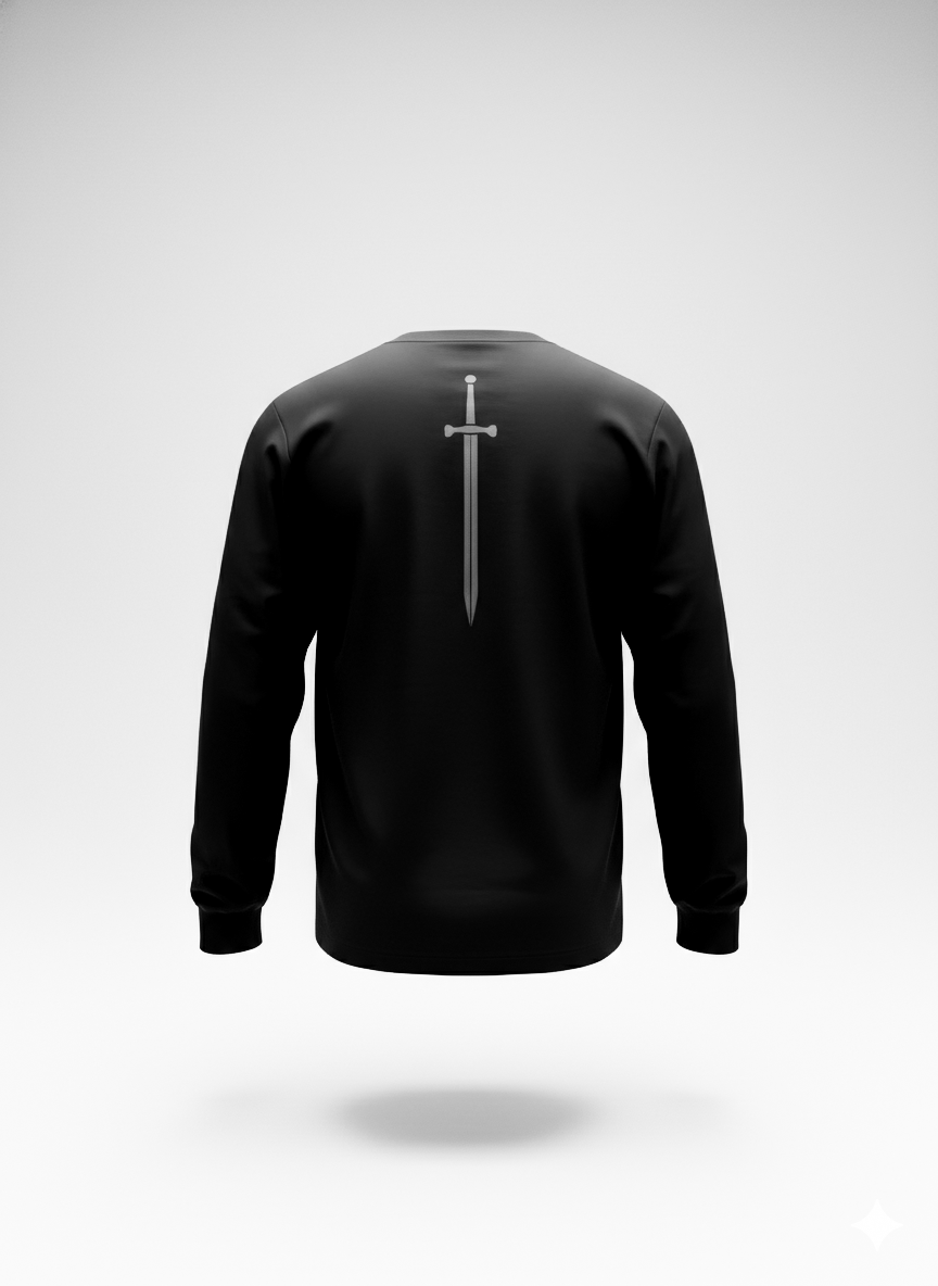 Black Long Sleeves HTK TShirt - HomeTown Knives