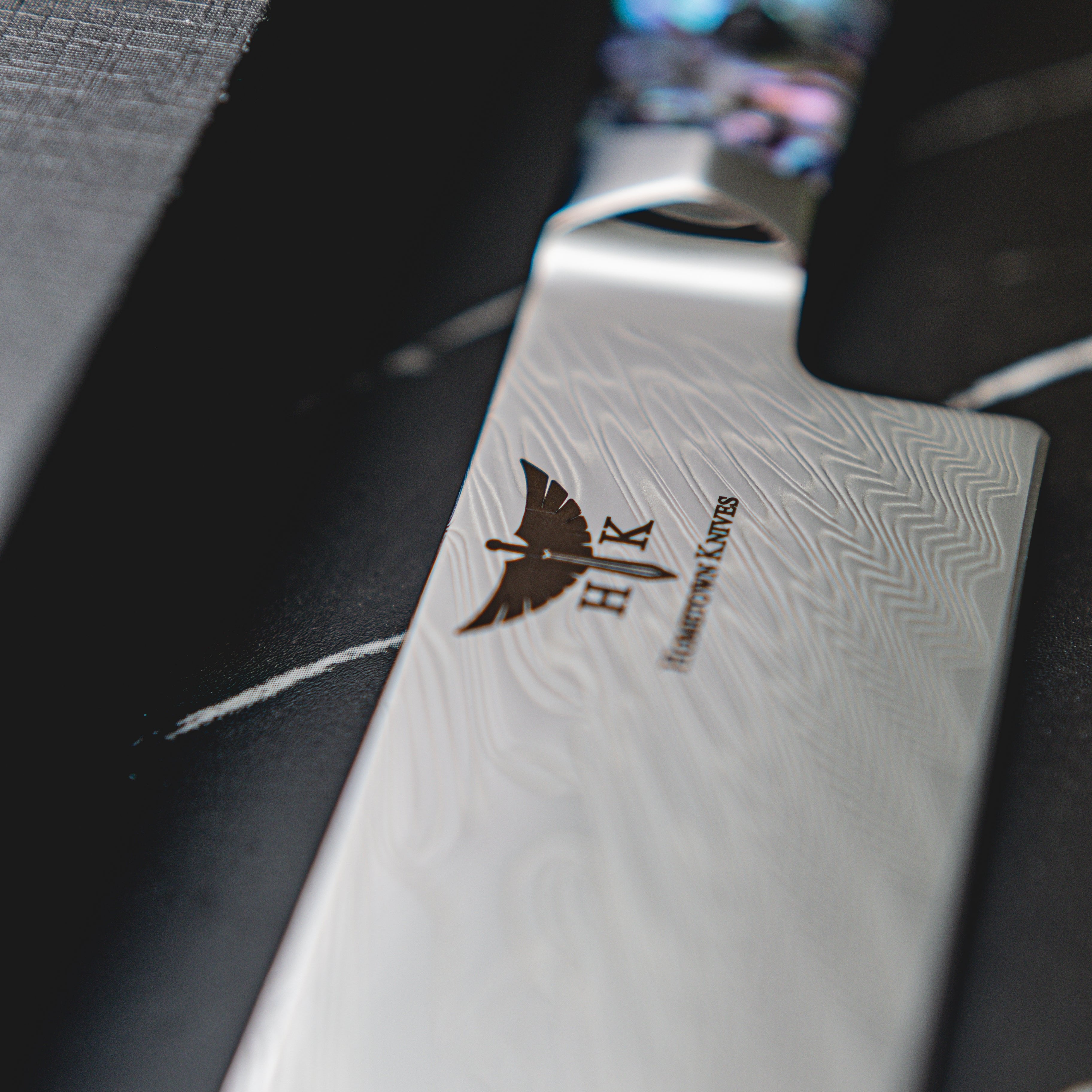 Chef's Elite – 8” Handmade Damascus Chef Knife with Abalone Handle