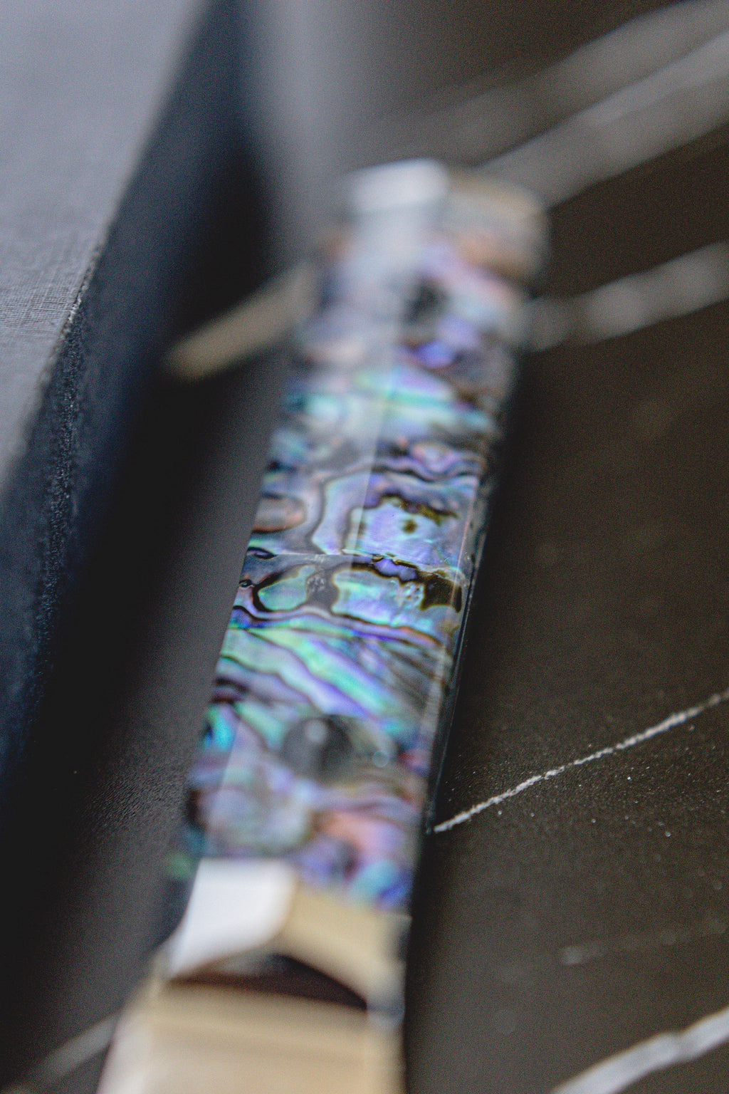 Chef's Elite – 8” Handmade Damascus Chef Knife with Abalone Handle