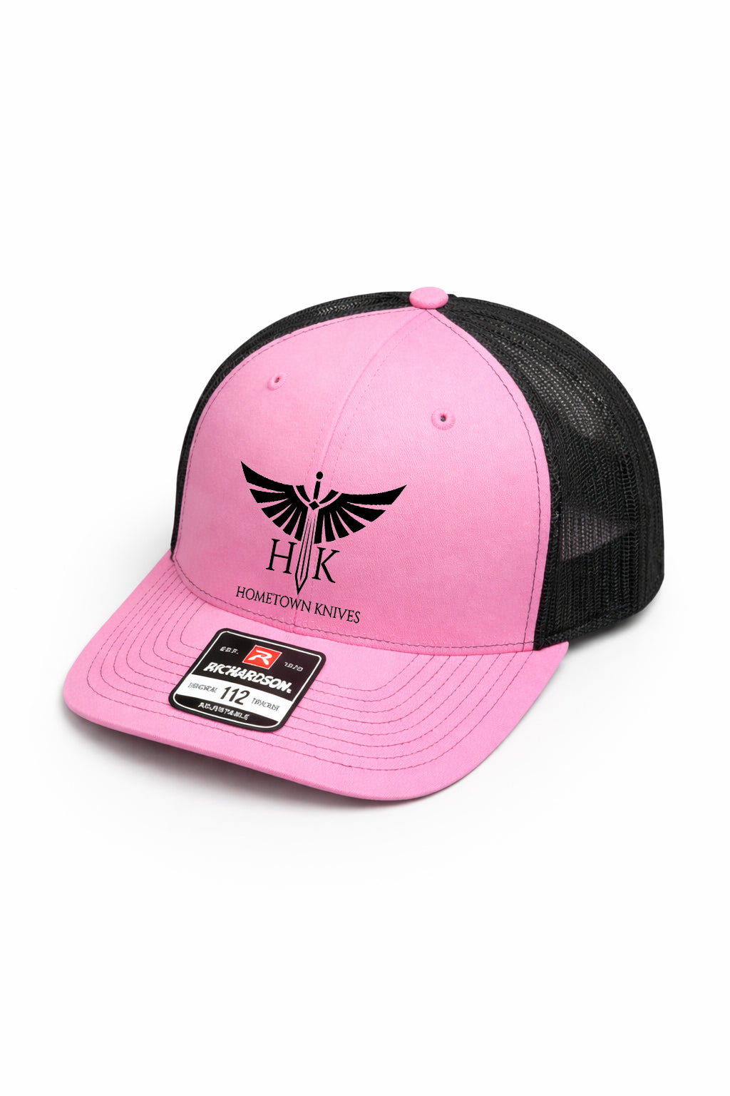 Pink & Black Hometown Knives Signature Trucker Hat - HomeTown Knives