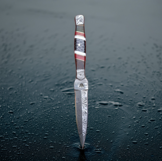 Fire Damascus Dagger