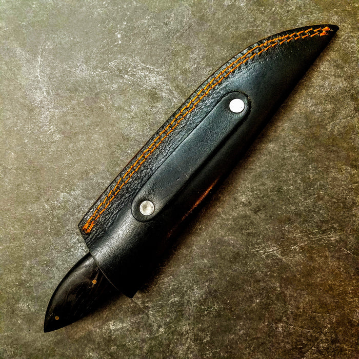 HTS-423 Drop Tip Wenge Turquoise Skinner - HomeTown Knives