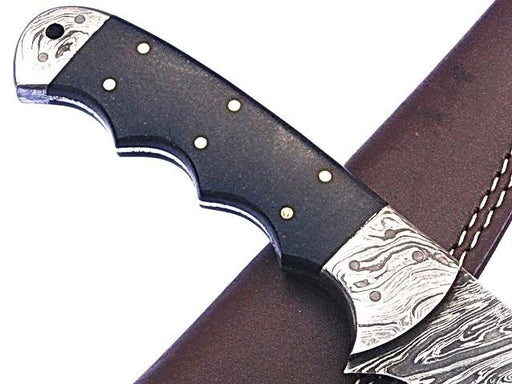 HT-22  Damascus Knife custom handmade Fillet / Boning / Bull Horn Handle / Fishing / Kitchen - HomeTown Knives