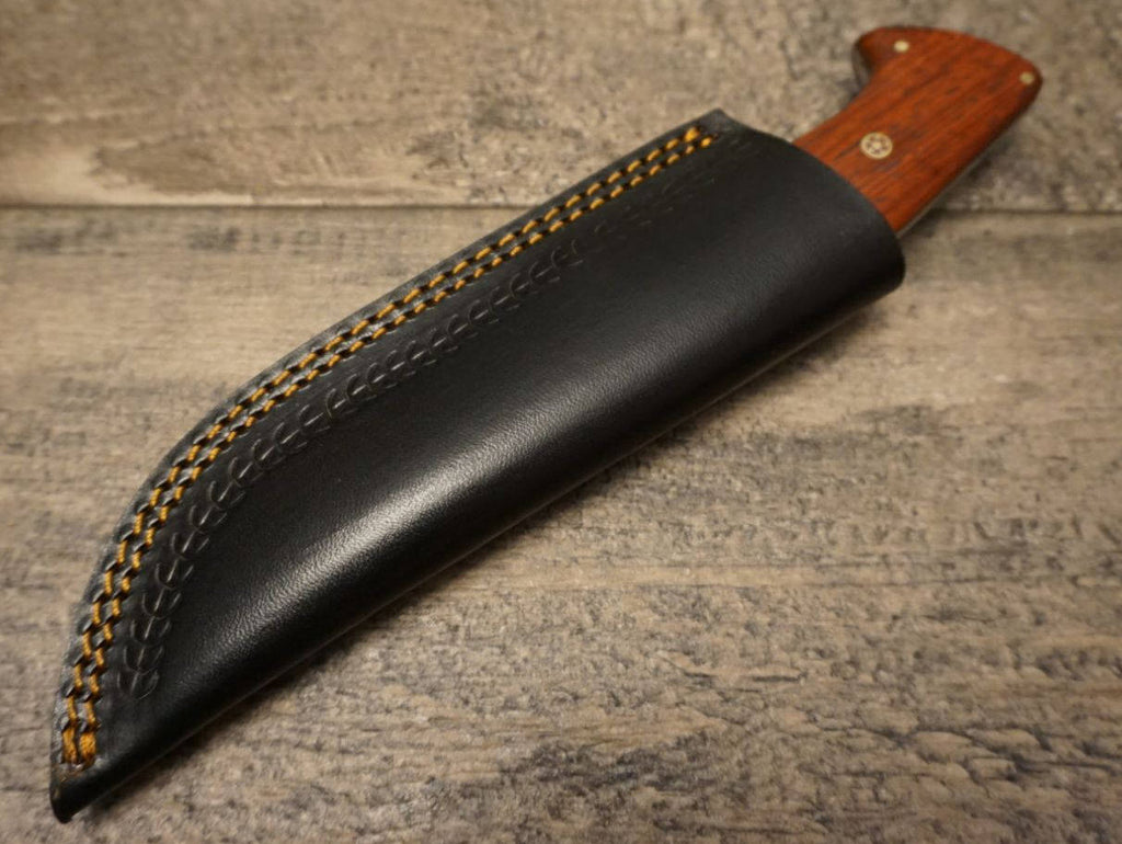 HTS 441p African Wenge Skinner / 440 Stainless Steel / Mirror Polish / 3.5" Blade / Hand Crafted - Hand Polished and Fitted