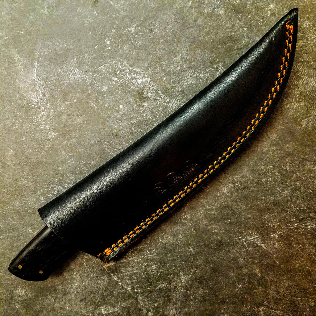 HTS-420 Custom Handmade Damascus Hunter Knife/ Fixed Blade Skinner Knife / Turquoise Stone with Wenge Handle / EXCLUSIVE / HomeTown Knives - HomeTown Knives