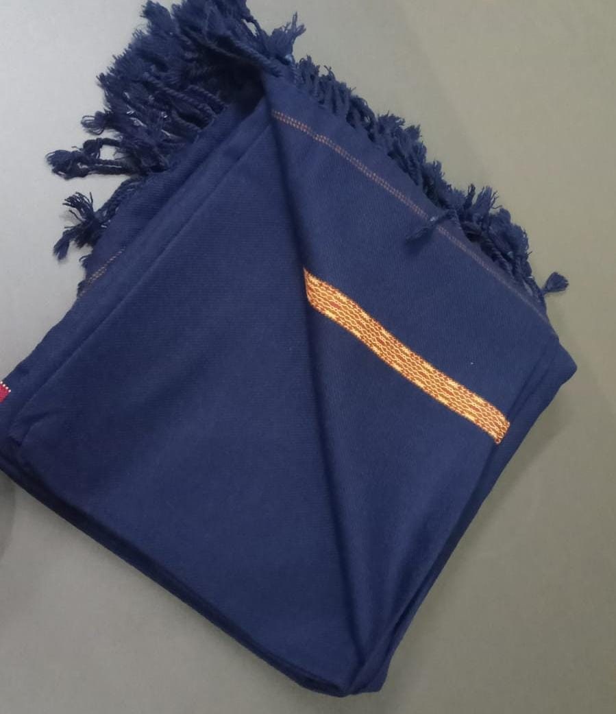 Kashmiri Wool Men's Shawl White