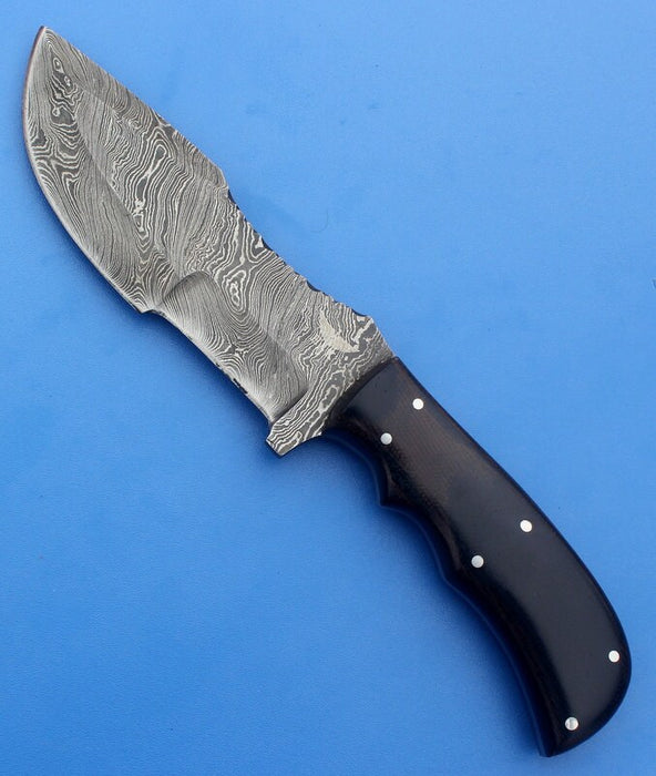 HTK-29 custom handmade Damascus Tracker Knife / Micarta handle / Great quality