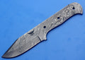 HTK-43  Damascus Knife custom handmade skiner blank blade / Great quality