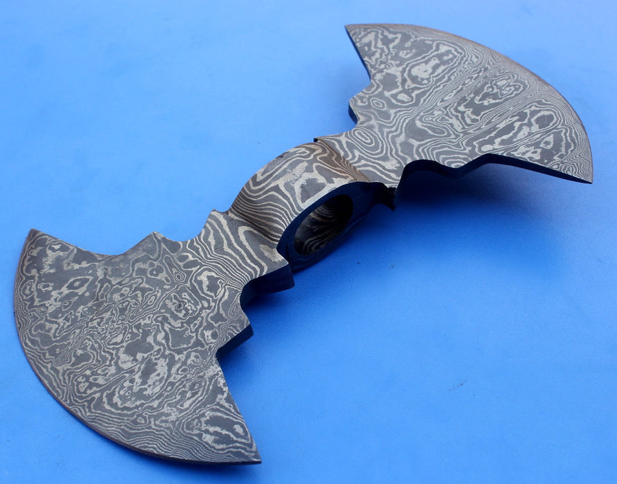 HTK 73 - Damascus Knife custom handmade Axe Head - HomeTown Knives