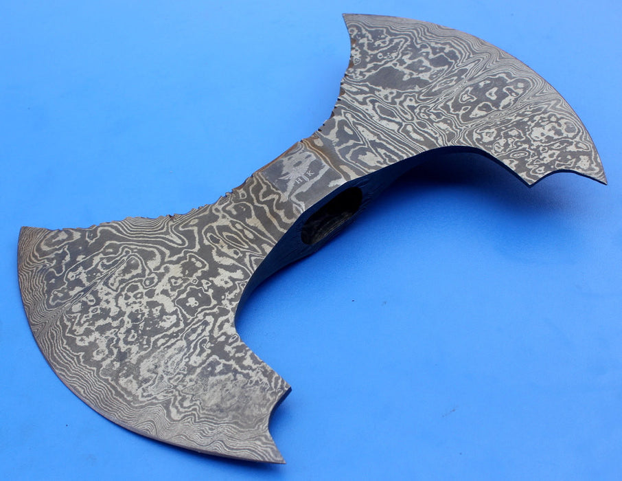 HTK 74 -  Damascus Knife custom handmade Axe Head - HomeTown Knives