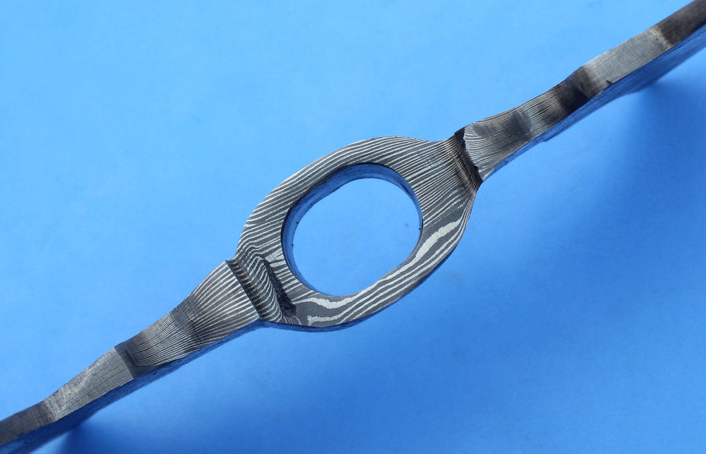 HTK 73 - Damascus Knife custom handmade Axe Head - HomeTown Knives