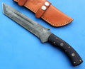 HT-17  Damascus Knife custom handmade Tracker / Micarta handle/ Camping / Survival // ON SALE - HomeTown Knives