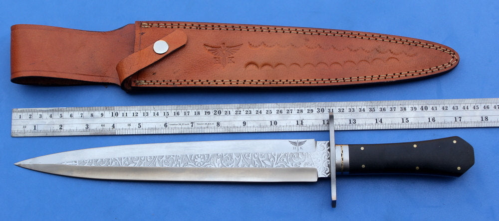 HTK-137 custom handmade Stainless Steel Dagger / Micarta handle / Great quality - HomeTown Knives