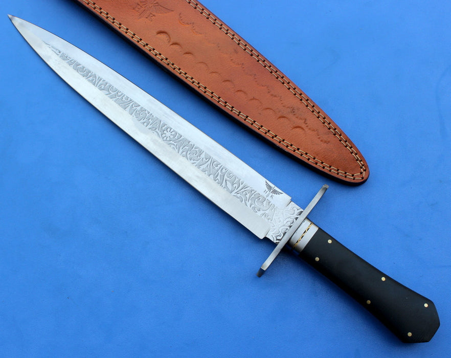 HTK-137 custom handmade Stainless Steel Dagger / Micarta handle / Great quality - HomeTown Knives