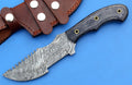 HT-47  Damascus Knife custom handmade Tracker /  Micarta handle