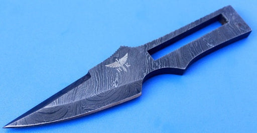 HT-1 Damascus Knife Tool / Utility / Handmade / Custom / Forged / Micarta / Hand File Spine / Kydex - HomeTown Knives