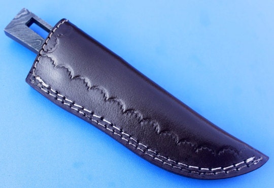 HT-1 Damascus Knife Tool / Utility / Handmade / Custom / Forged / Micarta / Hand File Spine / Kydex - HomeTown Knives