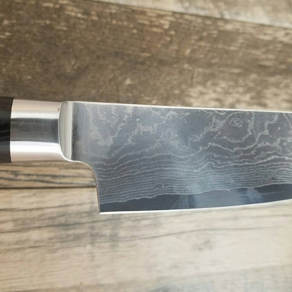 VG-10 STAINLESS Damascus 8" Santuko Chef Knife ǁ Ergonomic ǁ Professional Chef ǁ Sharp - HomeTown Knives